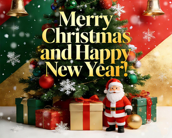Salam Liburan: Selamat Natal dan Selamat Tahun Baru!