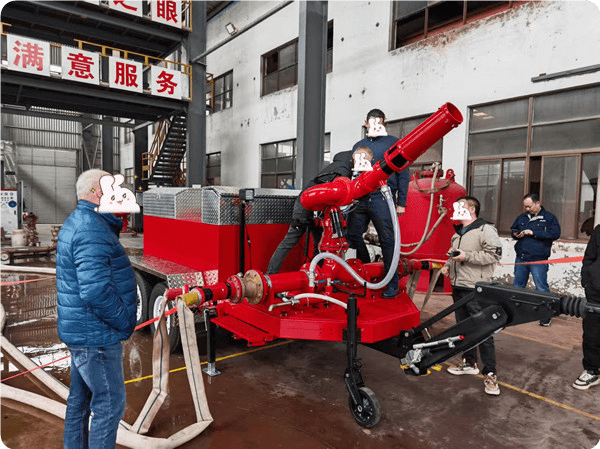 Sampel trailer monitor busa api khusus telah selesai.